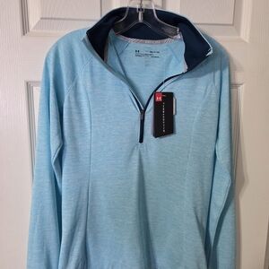 Under Armour Sky Blue Half-Zip Top